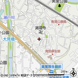 錦城園周辺の地図