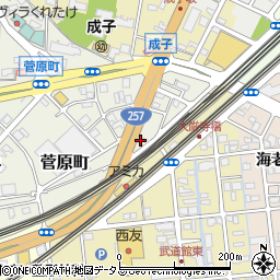 静岡県浜松市中央区菅原町5周辺の地図