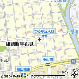 静岡県浜松市中央区雄踏町宇布見4077周辺の地図