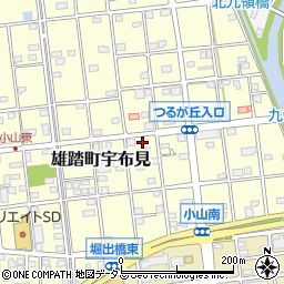 静岡県浜松市中央区雄踏町宇布見4111周辺の地図