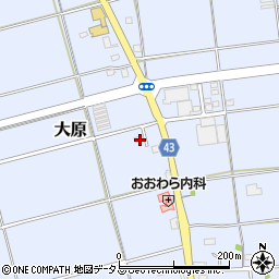 静岡県磐田市大原1424周辺の地図