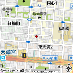大阪府大阪市北区松ケ枝町周辺の地図
