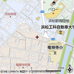 静岡県浜松市中央区龍禅寺町207周辺の地図
