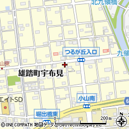 静岡県浜松市中央区雄踏町宇布見4109周辺の地図