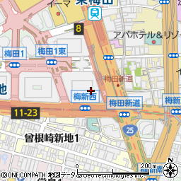 リフレーヌディアモール　梅田店周辺の地図