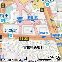 餃子の王将 大阪駅前第2ビル店周辺の地図