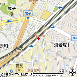 大厳寺橋周辺の地図