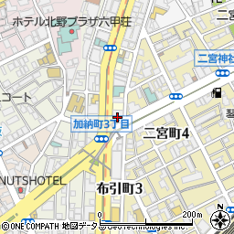 ローソン神戸布引町二丁目店周辺の地図
