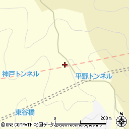 兵庫県神戸市兵庫区烏原町深谷周辺の地図