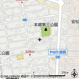 静岡県浜松市中央区本郷町1333周辺の地図