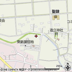 静岡県磐田市東新屋814周辺の地図