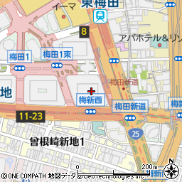中華料理 金ノ華 大阪駅前第三ビル店周辺の地図