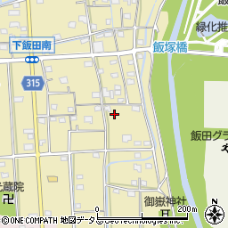 静岡県浜松市中央区下飯田町211周辺の地図
