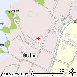 岡山県岡山市北区和井元周辺の地図