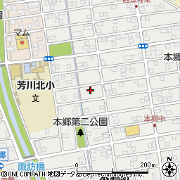 静岡県浜松市中央区本郷町1325周辺の地図