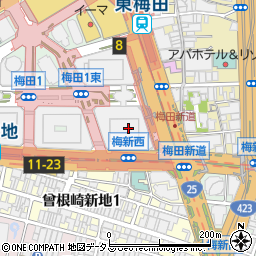 海鮮酒場 おか長 大阪駅前第３ビルB２店周辺の地図