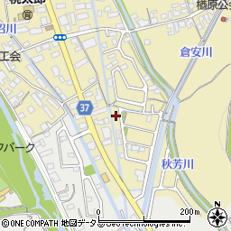 岡山県岡山市東区楢原527周辺の地図