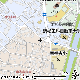 静岡県浜松市中央区龍禅寺町6周辺の地図