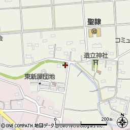 静岡県磐田市東新屋810周辺の地図