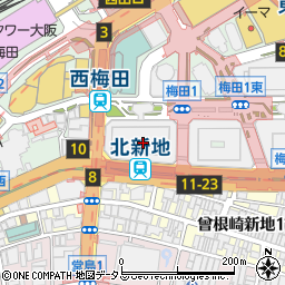 お酒の美術館　大阪駅前第1ビル店周辺の地図