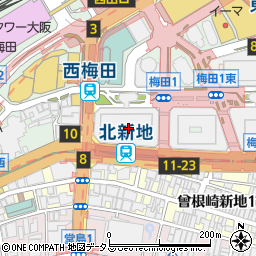 お酒の美術館　大阪駅前第1ビル店周辺の地図