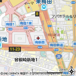 スモッティー大阪梅田店周辺の地図