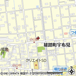 静岡県浜松市中央区雄踏町宇布見3632周辺の地図