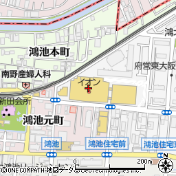 丸幸水産　イオン鴻池店周辺の地図