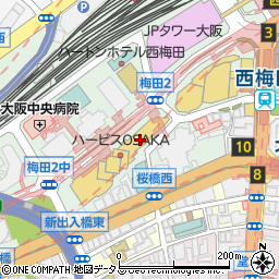 エノテカ 大阪店周辺の地図