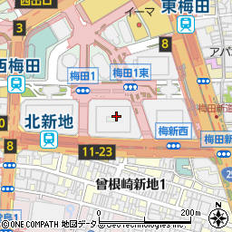 大阪市立　総合生涯学習センター周辺の地図