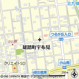 静岡県浜松市中央区雄踏町宇布見4034周辺の地図