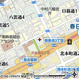 アウディ神戸中央周辺の地図
