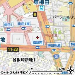 アトリエアルビオン大阪梅田店・コーロイープロ（ＣＯＨＲＯｅ‐ＰＲＯ）周辺の地図
