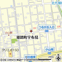 静岡県浜松市中央区雄踏町宇布見4035周辺の地図