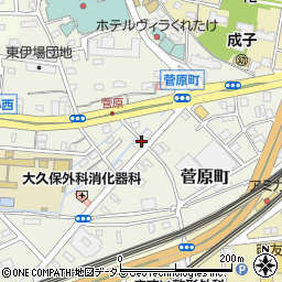 静岡県浜松市中央区菅原町15周辺の地図