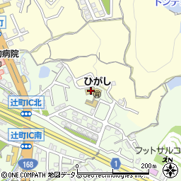 生駒市立保育園ひがし保育園周辺の地図
