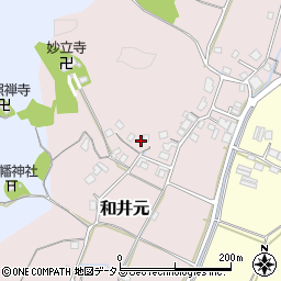 岡山県岡山市北区和井元361周辺の地図