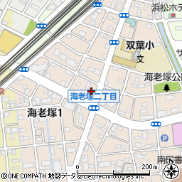 セブンイレブン浜松海老塚店周辺の地図