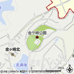 金ケ崎公園周辺の地図