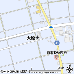 静岡県磐田市大原1431周辺の地図