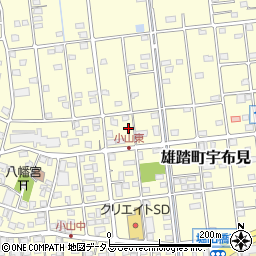 静岡県浜松市中央区雄踏町宇布見3628周辺の地図