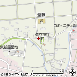 静岡県磐田市東新屋292周辺の地図