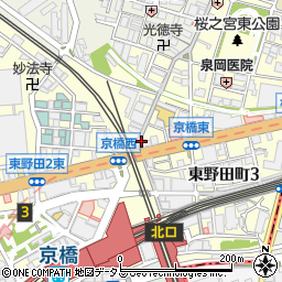 4坪牡蠣小屋 キヨリト 京橋店周辺の地図
