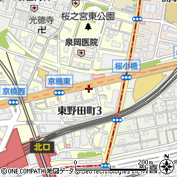 リパーク京橋駅前第４駐車場周辺の地図