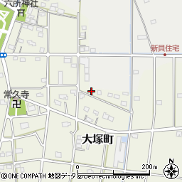 静岡県浜松市中央区大塚町256周辺の地図
