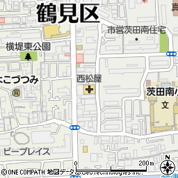 西松屋鶴見横堤店周辺の地図