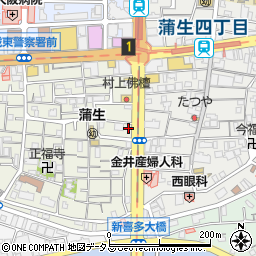 美容室キムラ周辺の地図