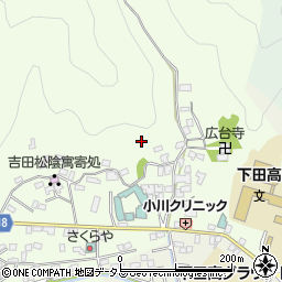 静岡県下田市蓮台寺周辺の地図