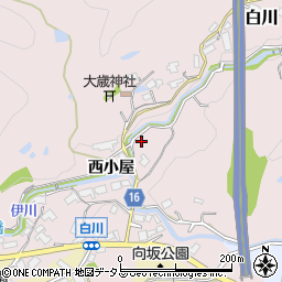 兵庫県神戸市須磨区白川芋周辺の地図