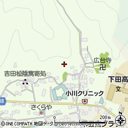 静岡県下田市蓮台寺周辺の地図